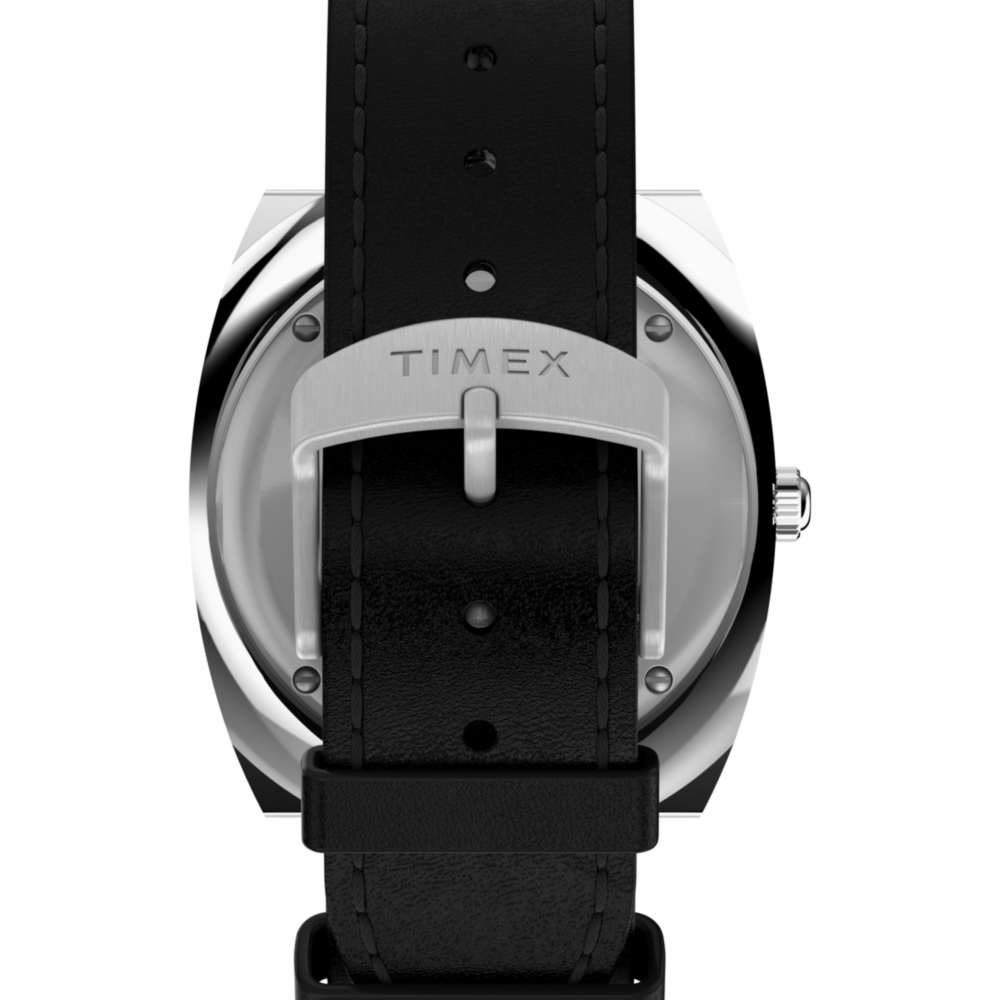 Timex World Time 1972 Reissue 39mm Leather Strap Watch