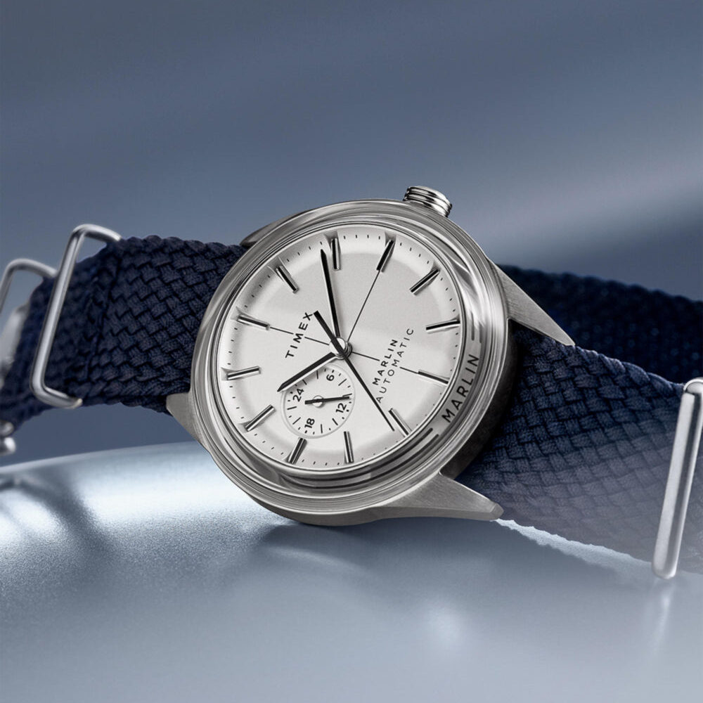 Marlin® Jet Automatic 38mm Fabric Strap Watch