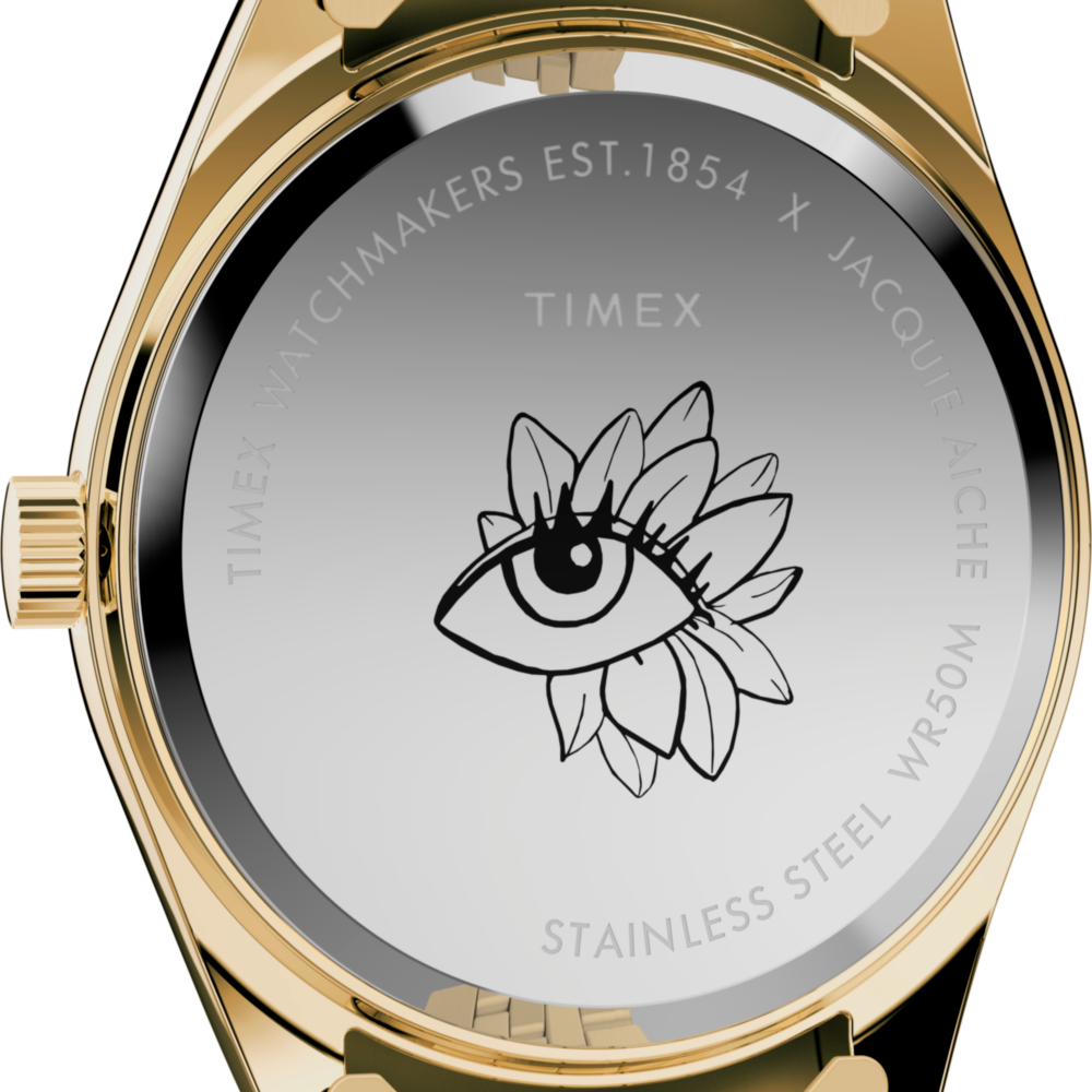 Timex Legacy x Jacquie Aiche Malachite Tribe Eye 36mm Watch