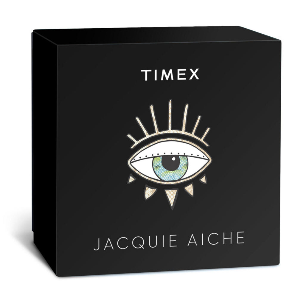 Timex Legacy x Jacquie Aiche Gold Sunray Dial with Tribe Eye 36mm Watch