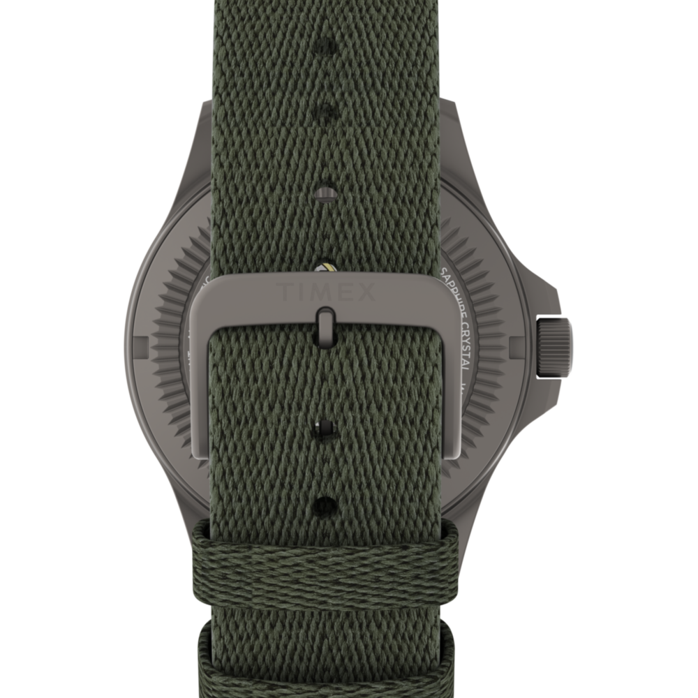 Expedition® Field Post Titanium Automatic 41mm Recycled Fabric Strap Watch