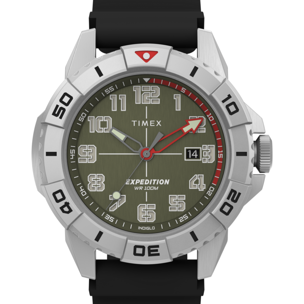 Expedition Ridge IP 41mm Silicone Strap Watch