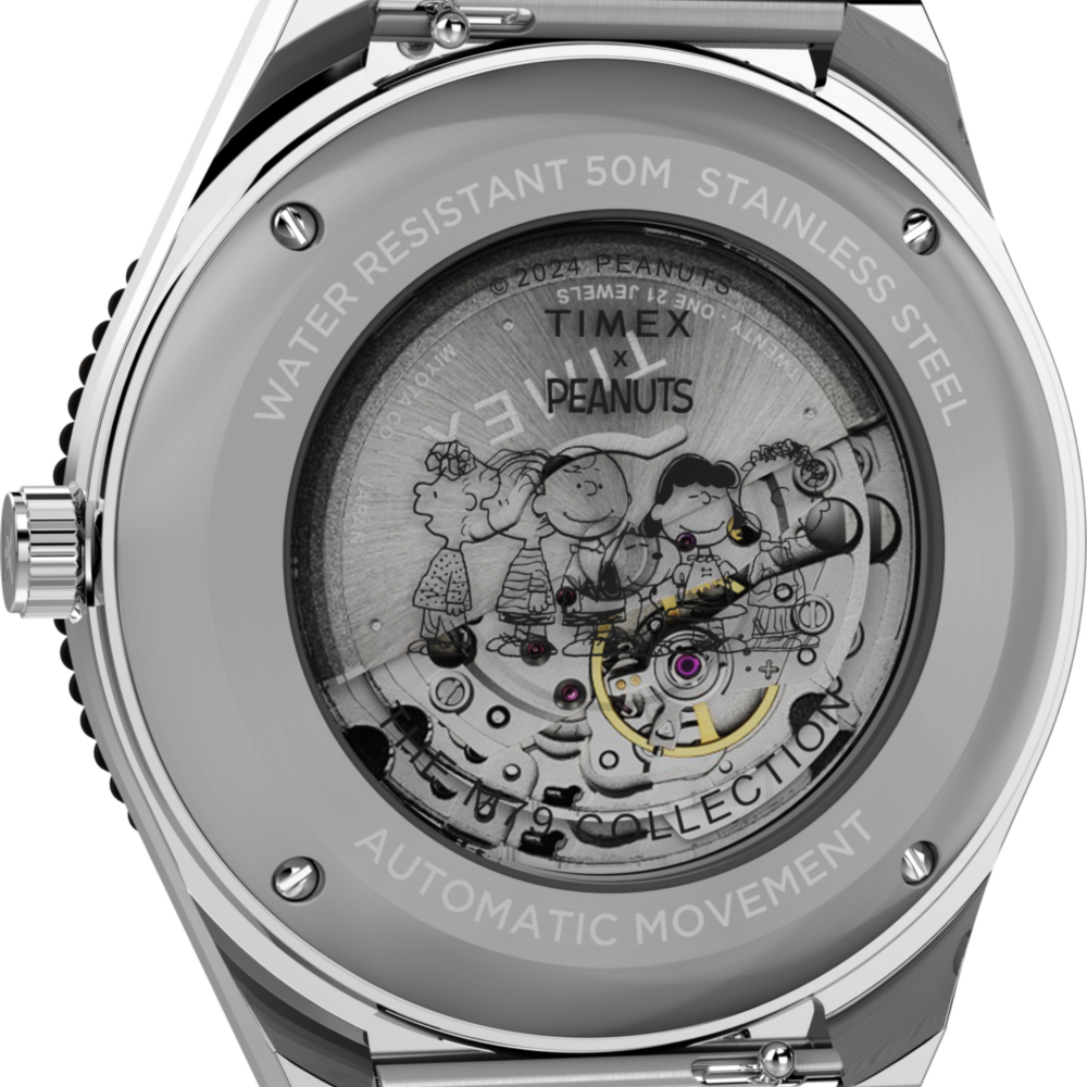 Peanuts® x Timex M79 Automatic 40mm Stainless Steel Bracelet Watch