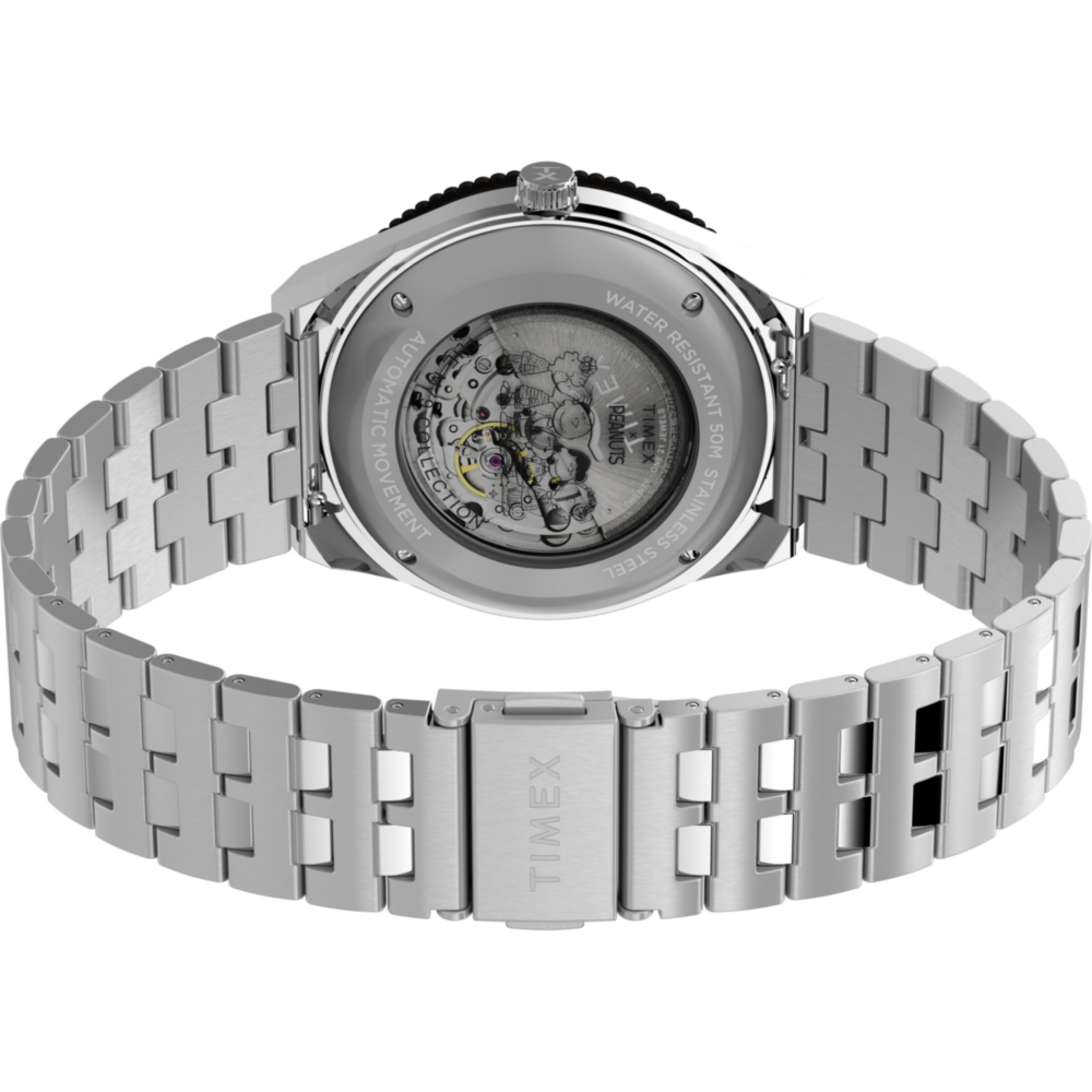 Peanuts® x Timex M79 Automatic 40mm Stainless Steel Bracelet Watch