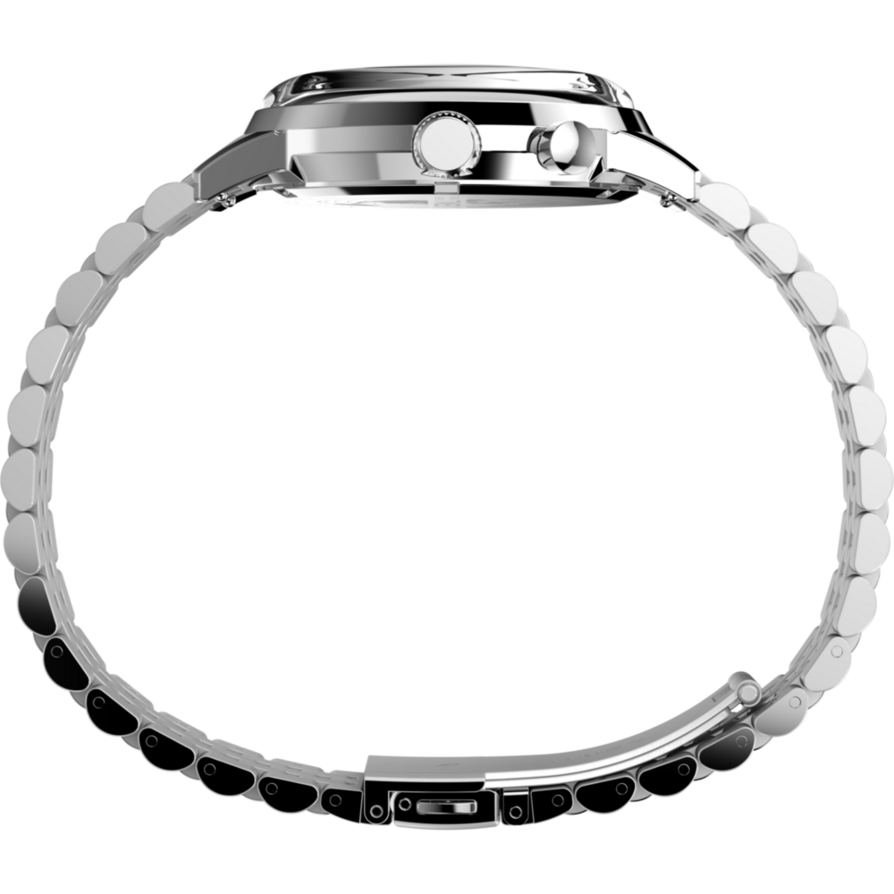 Marlin® Moon Phase 40mm Stainless Steel Bracelet Watch