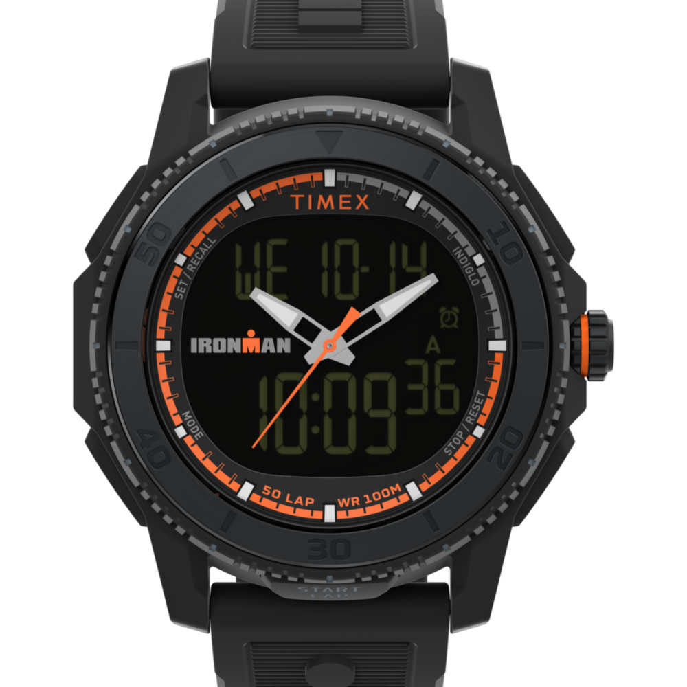 TIMEX® IRONMAN® Adrenaline Ana-digi 46.5mm PU Strap Watch