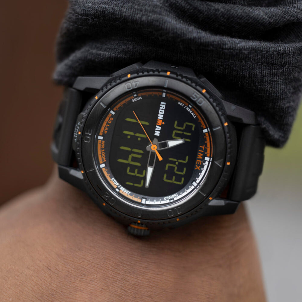 TIMEX® IRONMAN® Adrenaline Ana-digi 46.5mm PU Strap Watch