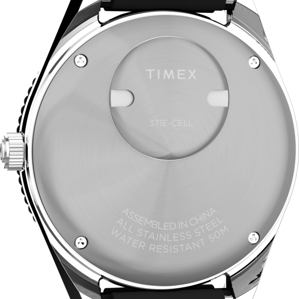 Q Timex® GMT 38mm Synthetic Rubber Strap Watch