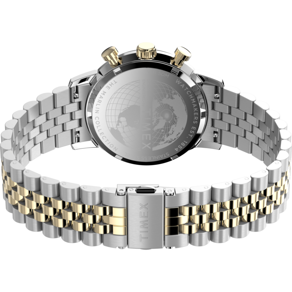Marlin® Chronograph Tachymeter 40mm Stainless Steel Bracelet Watch