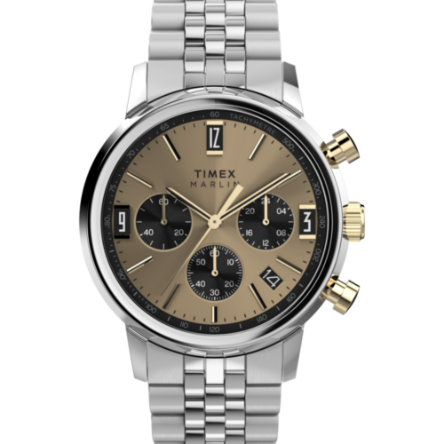 Marlin® Chronograph Tachymeter 40mm Stainless Steel Bracelet Watch