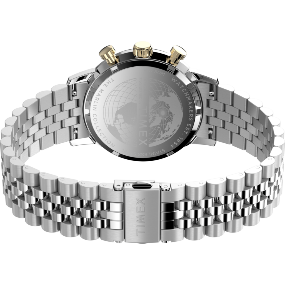 Marlin® Chronograph Tachymeter 40mm Stainless Steel Bracelet Watch