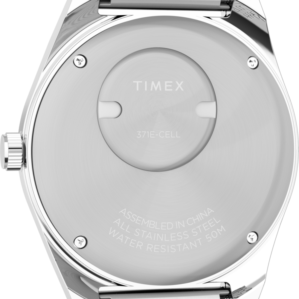 Q Timex® Falcon Eye 38mm Stainless Steel Bracelet Watch