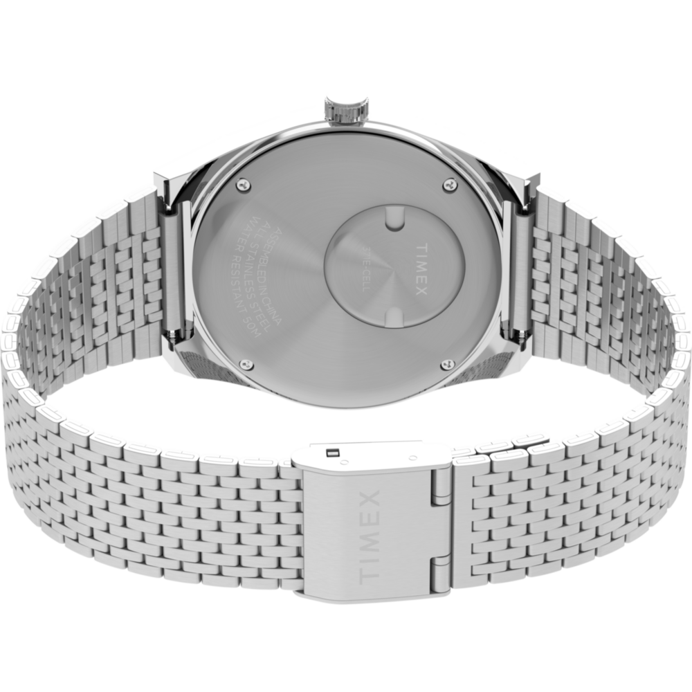 Q Timex® Falcon Eye 38mm Stainless Steel Bracelet Watch
