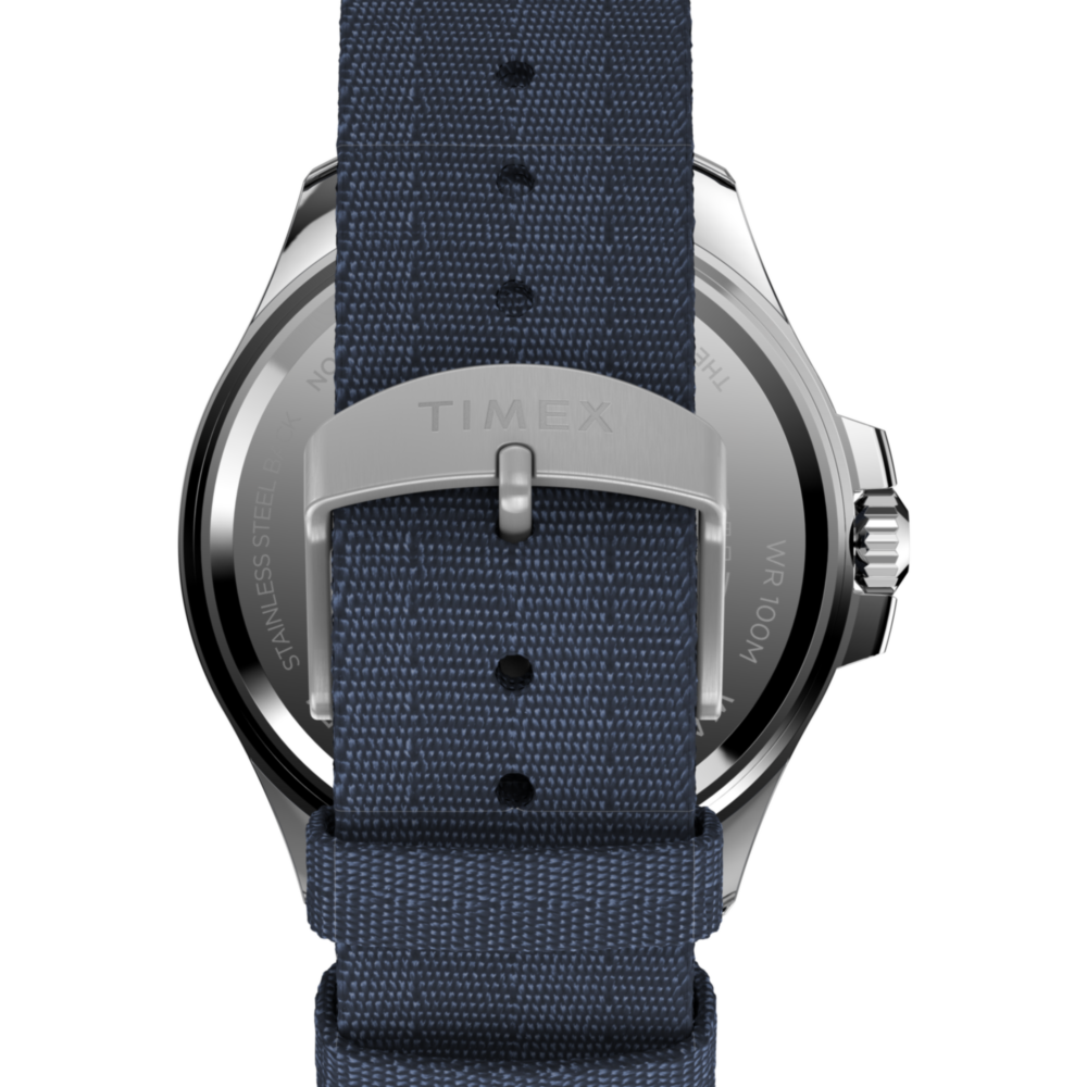 Harborside Coast 44mm Recycled Fabric Strap Watch