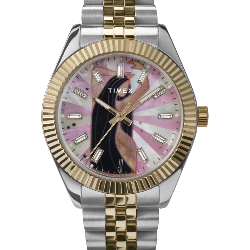 Timex x Jacquie Aiche Musings 36mm Stainless Steel Bracelet Watch