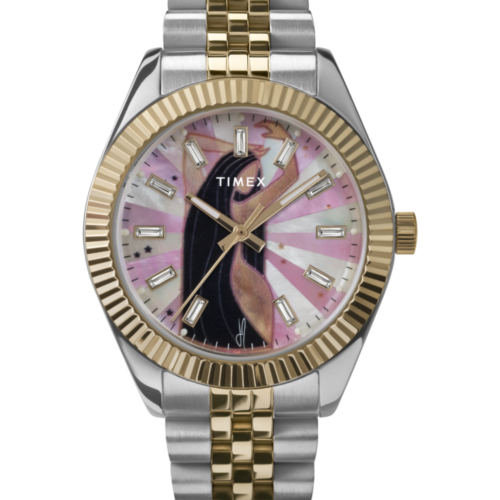 Timex x Jacquie Aiche Musings 36mm Stainless Steel Bracelet Watch