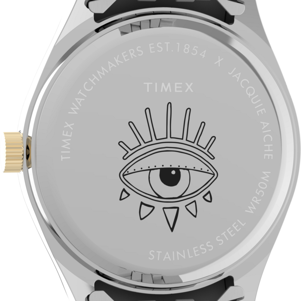 Timex x Jacquie Aiche Musings 36mm Stainless Steel Bracelet Watch