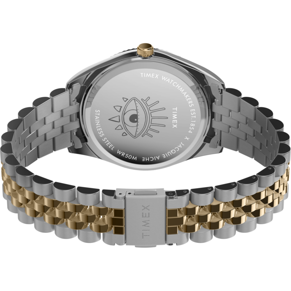 Timex x Jacquie Aiche Musings 36mm Stainless Steel Bracelet Watch