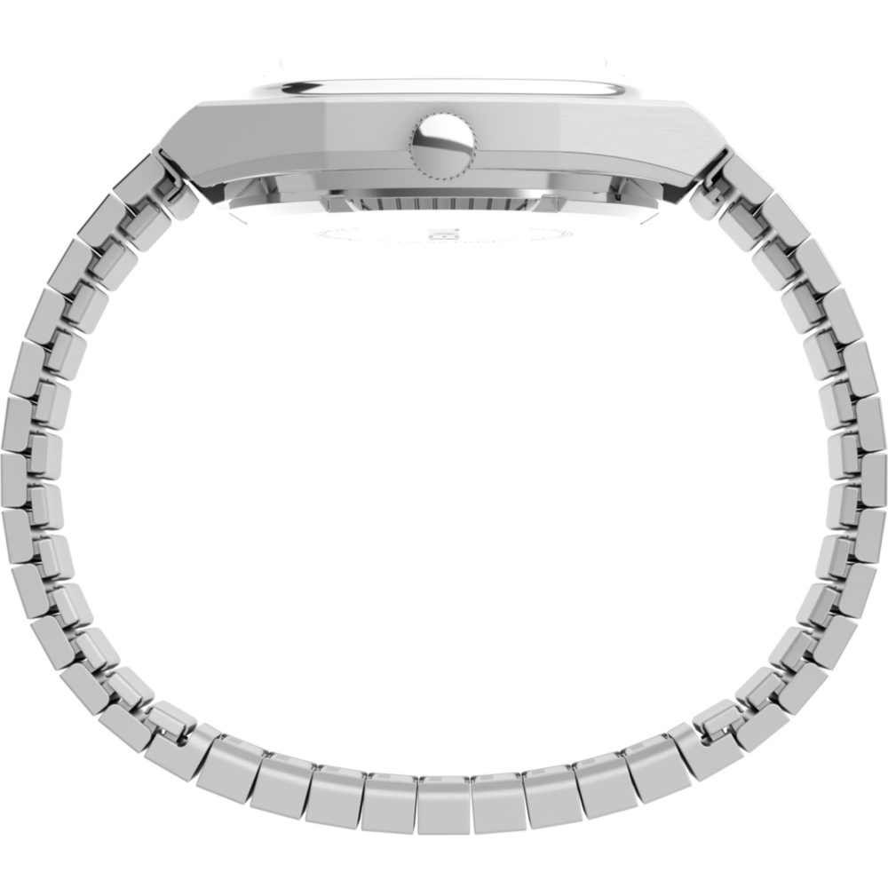 Timex® Automatic 1983 E Line Reissue 34mm Stainless Steel Expansion Band Watch