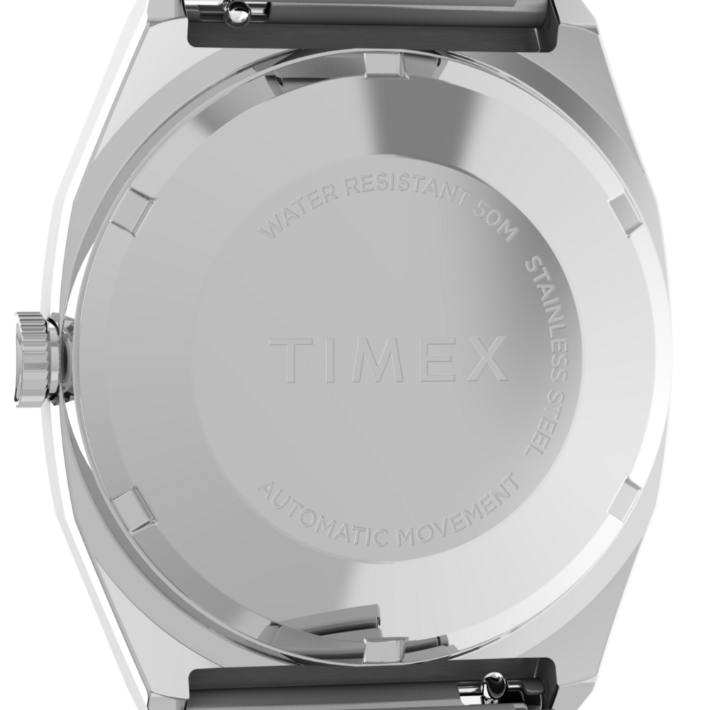 Timex® Automatic 1983 E Line Reissue 34mm Stainless Steel Expansion Band Watch