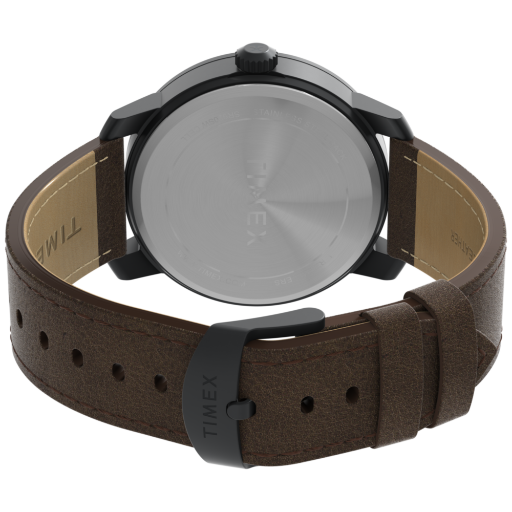 Mod 44mm Leather Strap Watch