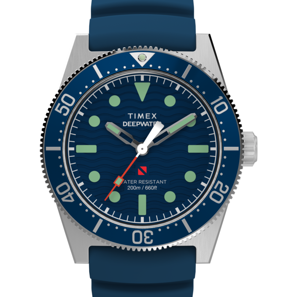 Deepwater Reef 200 41mm Synthetic Rubber Strap Watch