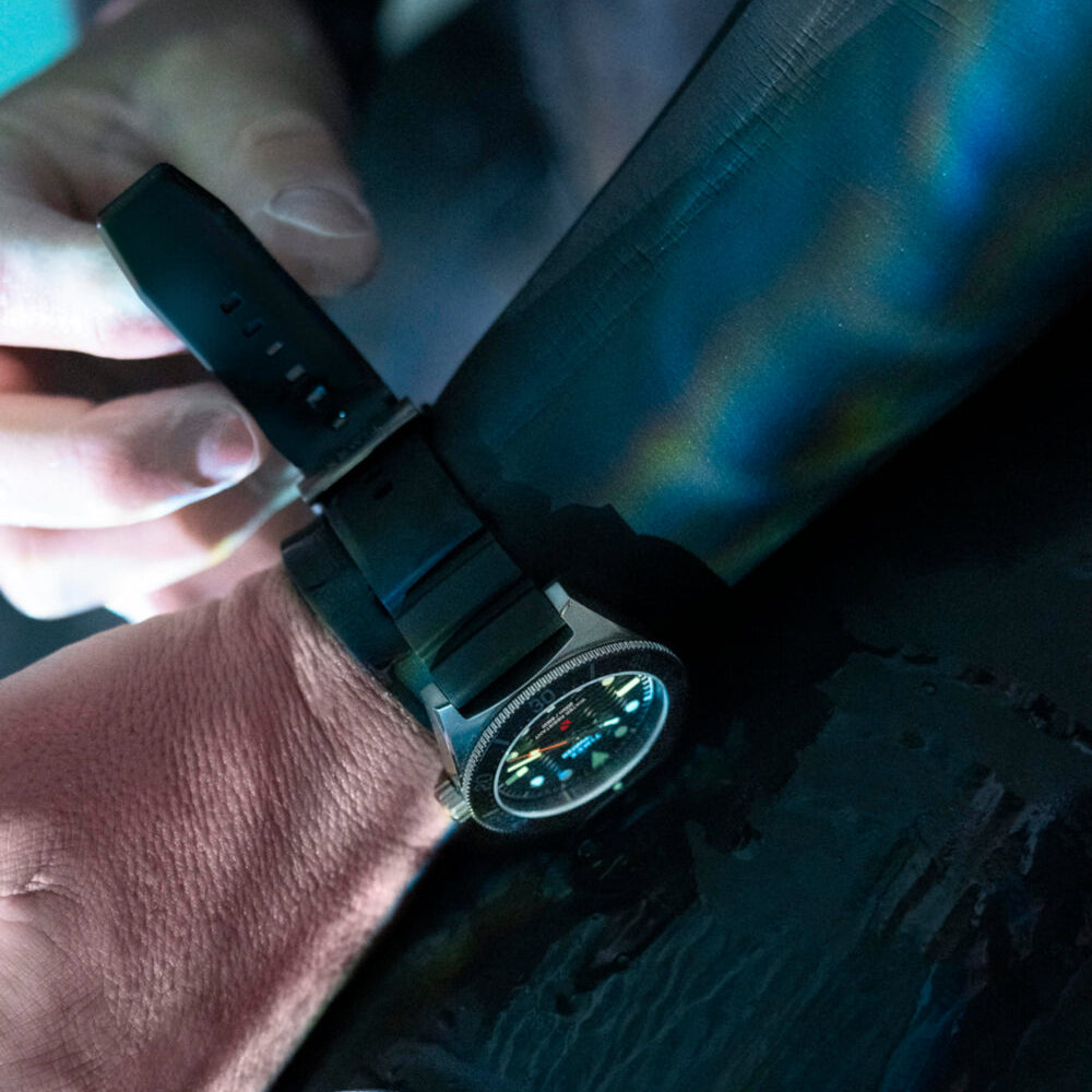 Deepwater Reef 200 41mm Synthetic Rubber Strap Watch