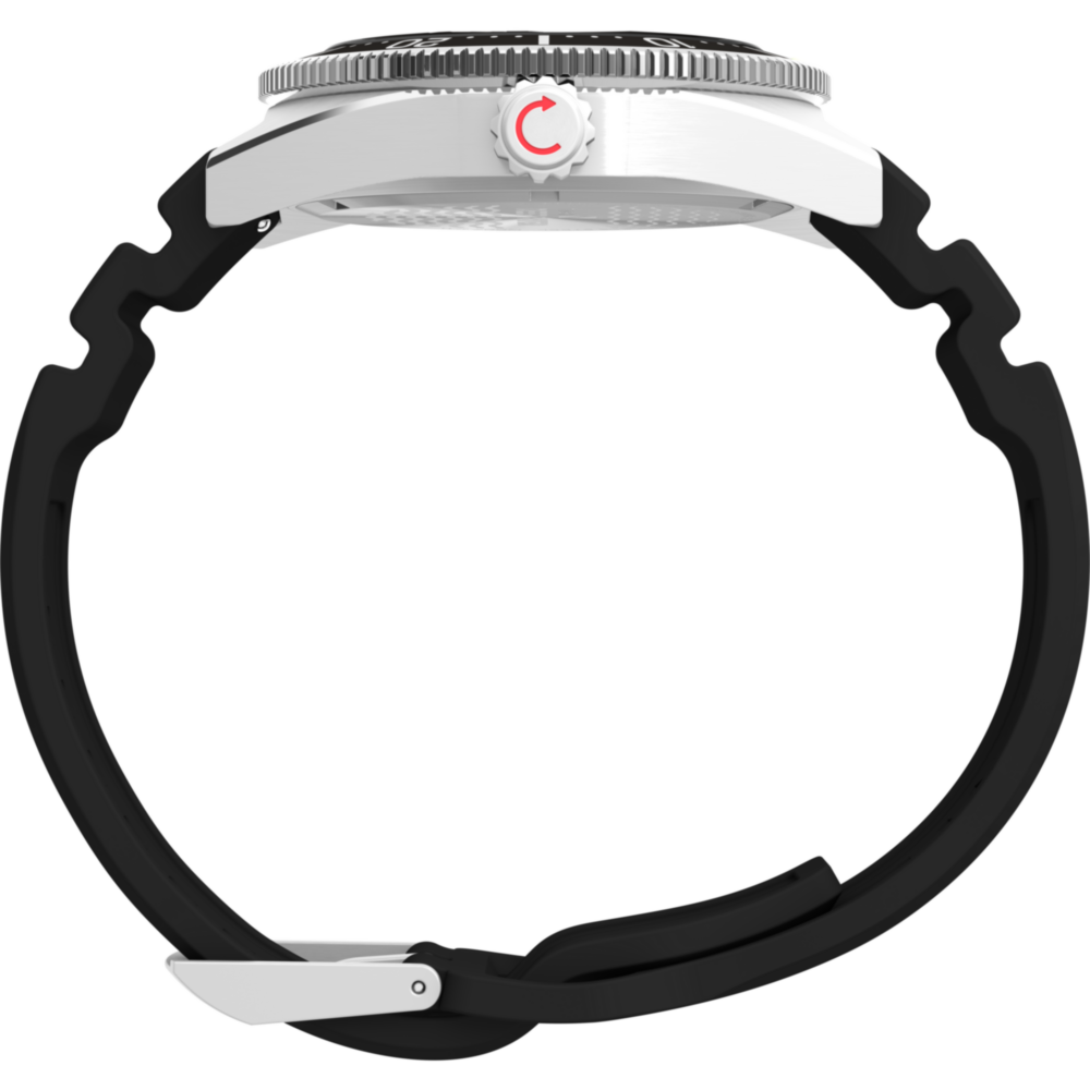 Deepwater Reef 200 GMT 41mm Synthetic Rubber Strap Watch