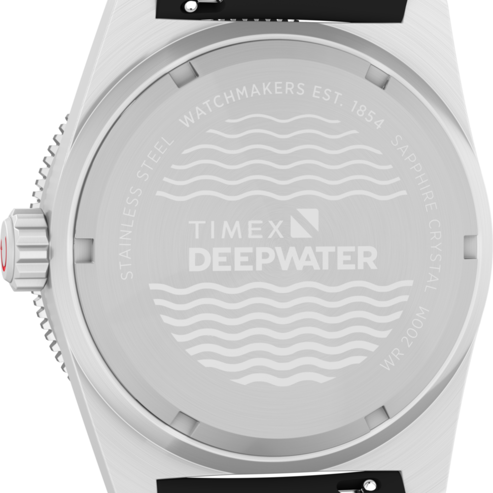 Deepwater Reef 200 GMT 41mm Synthetic Rubber Strap Watch