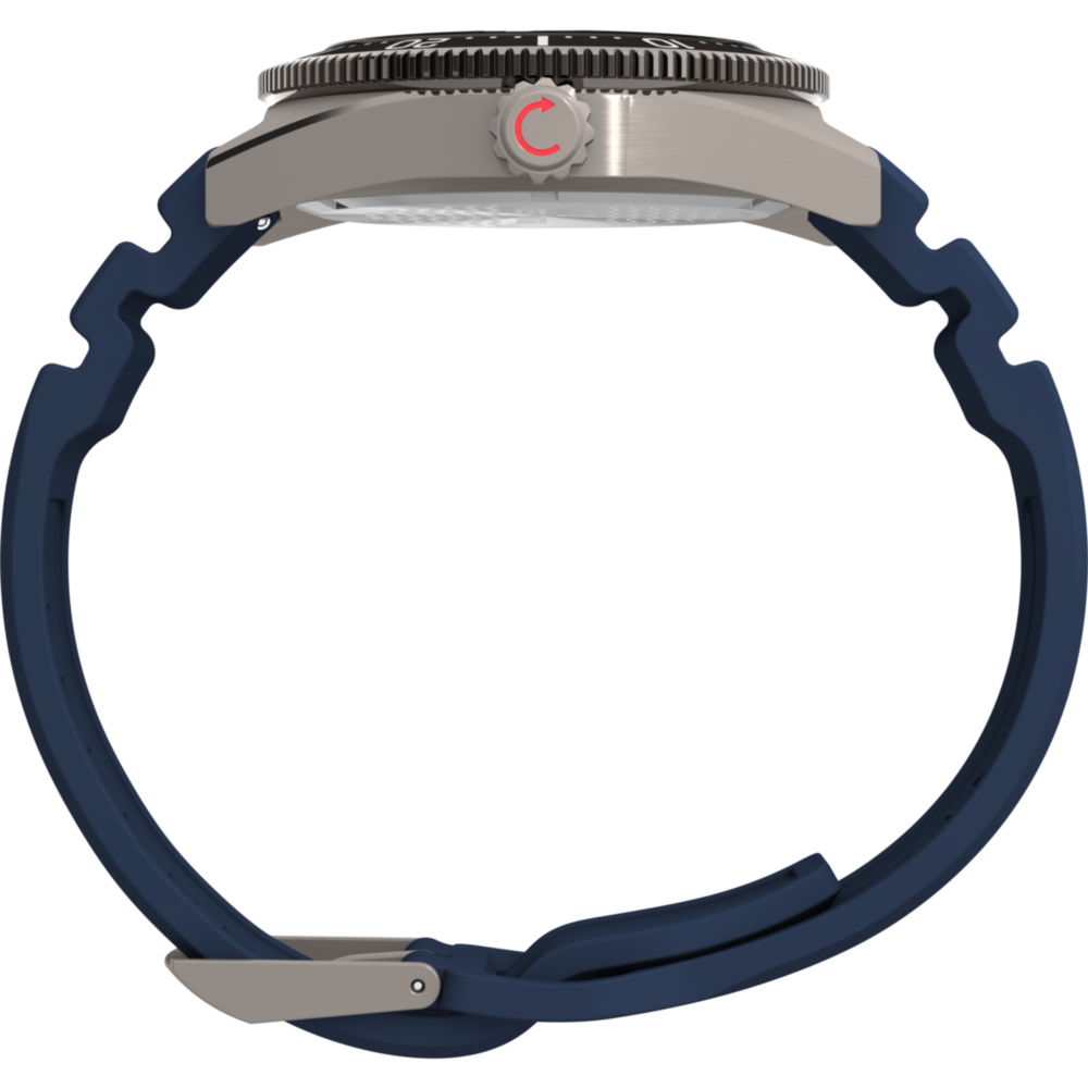 Deepwater Reef 200 GMT 41mm Synthetic Rubber Strap Watch