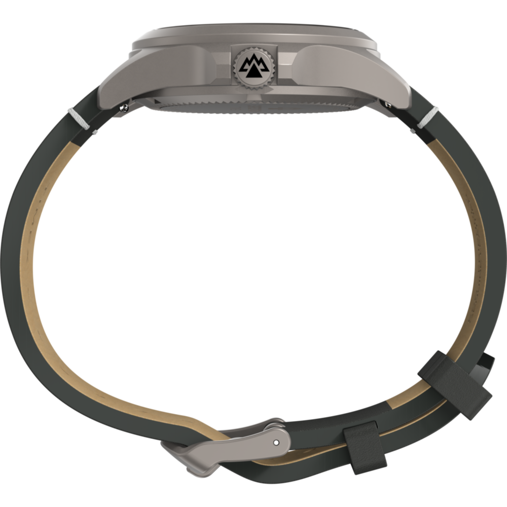 Expedition Titanium 38mm Leather Strap Watch
