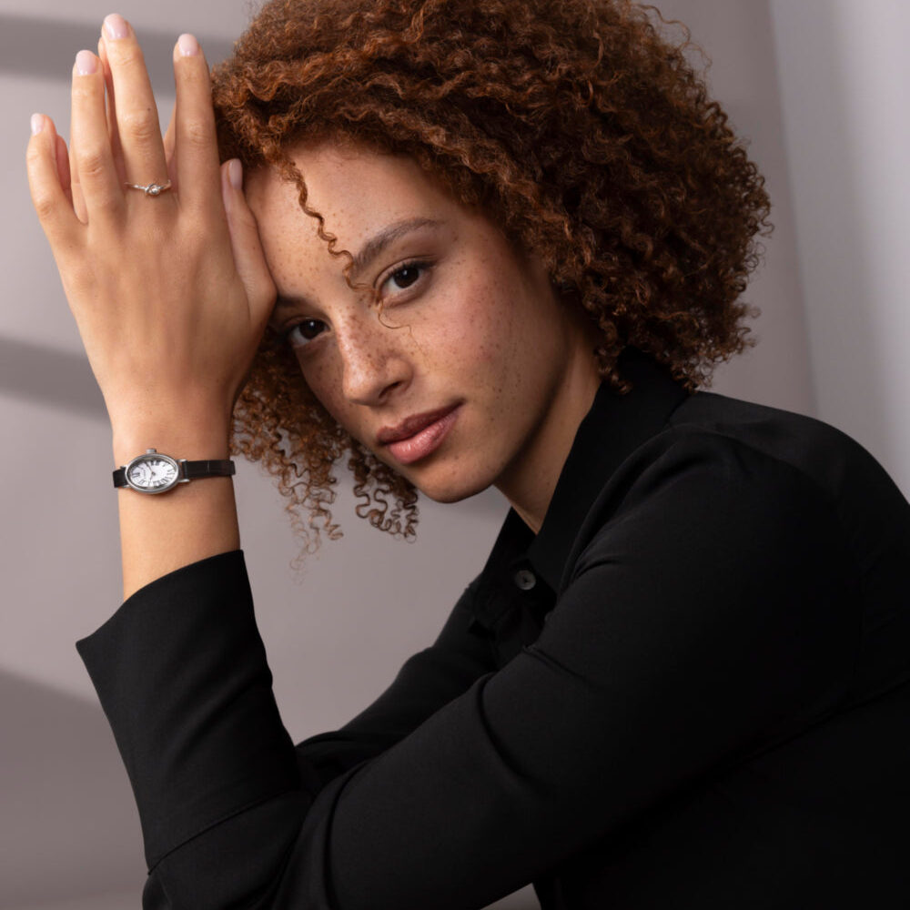 Cavatina 19mm Leather Strap Watch
