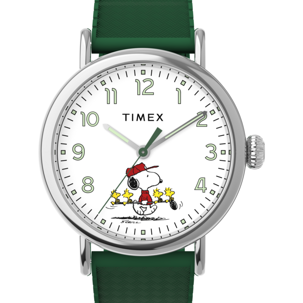 Peanuts® x Timex Standard Golf 40mm Synthetic Rubber Strap Watch