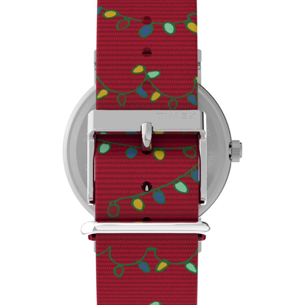 Peanuts® x Timex Weekender Holiday 38mm Fabric Strap Watch