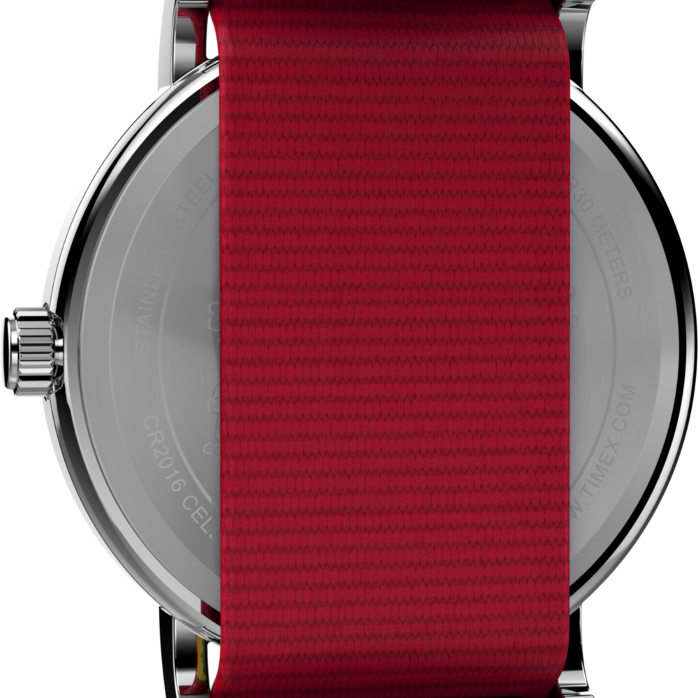 Peanuts® x Timex Weekender Holiday 38mm Fabric Strap Watch