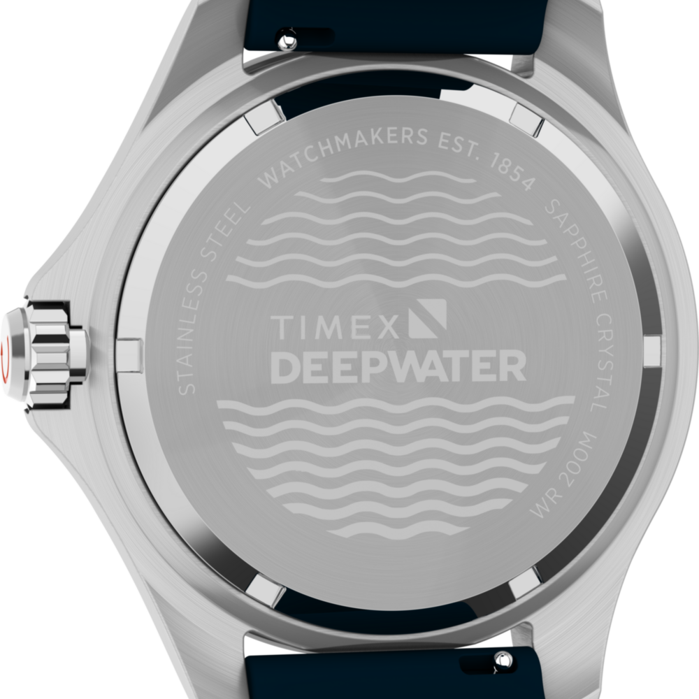 Deepwater Meridian 200 44mm Synthetic Rubber Strap Watch