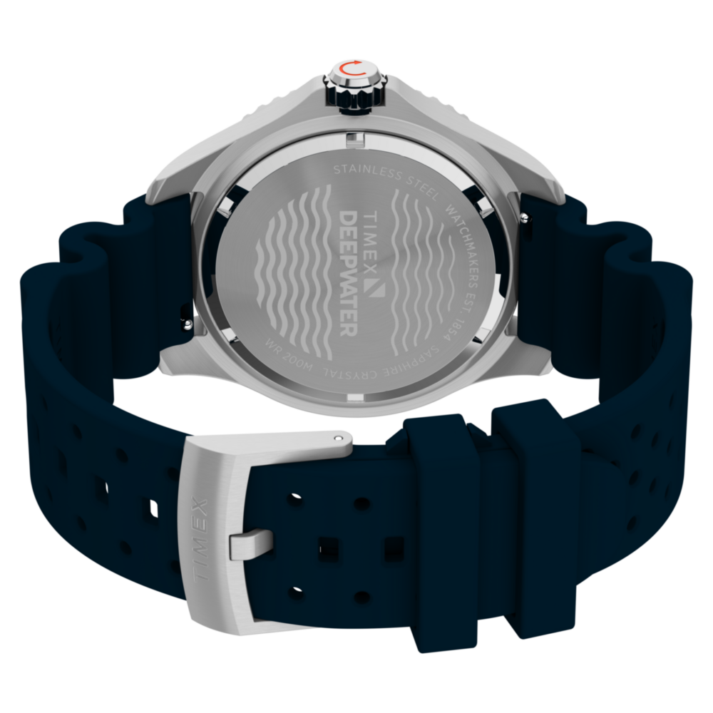 Deepwater Meridian 200 44mm Synthetic Rubber Strap Watch