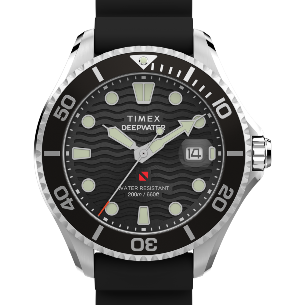 Deepwater Meridian 200 44mm Synthetic Rubber Strap Watch