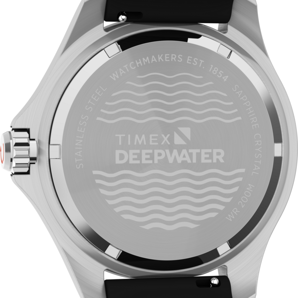Deepwater Meridian 200 44mm Synthetic Rubber Strap Watch