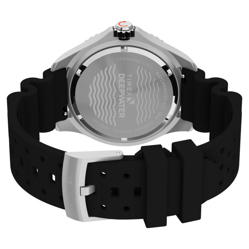 Deepwater Meridian 200 44mm Synthetic Rubber Strap Watch