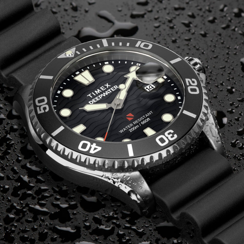 Deepwater Meridian 200 44mm Synthetic Rubber Strap Watch