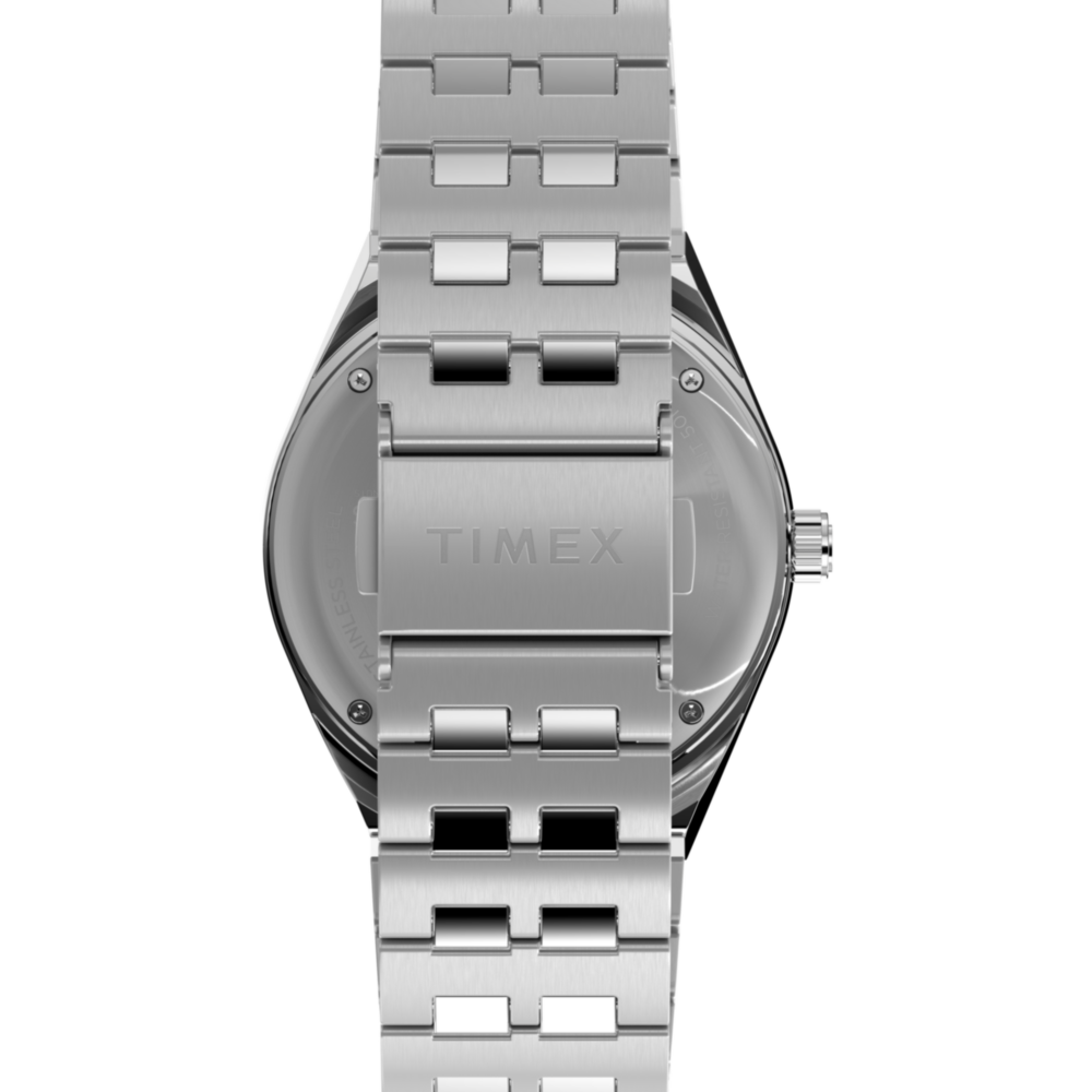 Peanuts® x Q Timex® GMT 38mm Stainless Steel Bracelet Watch
