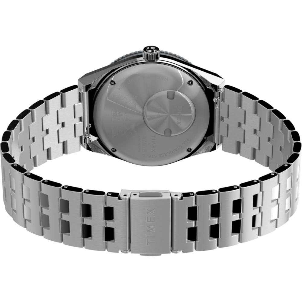 Peanuts® x Q Timex® GMT 38mm Stainless Steel Bracelet Watch