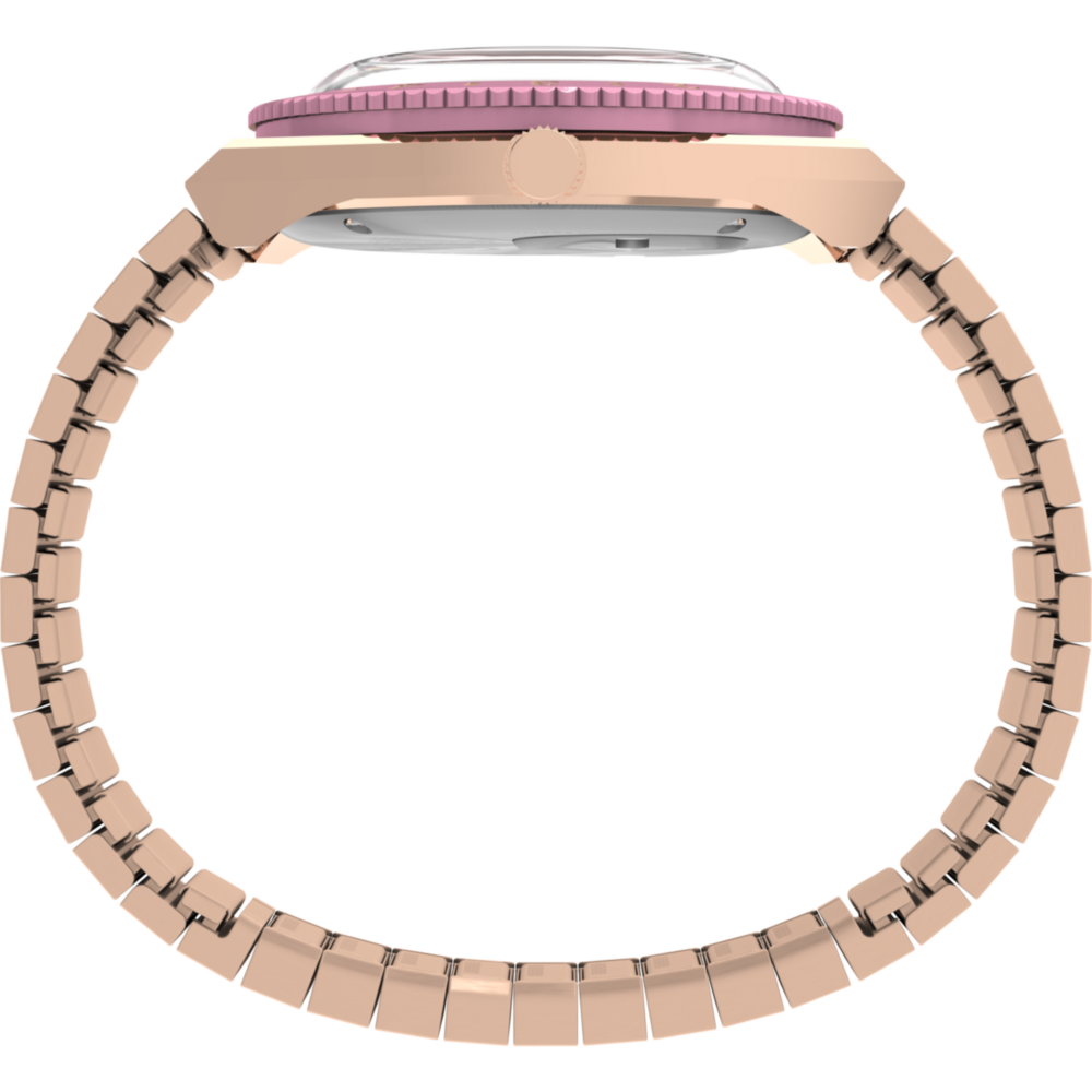 Peanuts® Q Timex® In Bloom 36mm Stainless Steel Expansion Band Watch