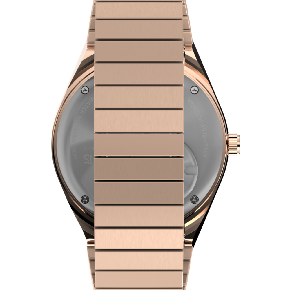 Peanuts® Q Timex® In Bloom 36mm Stainless Steel Expansion Band Watch