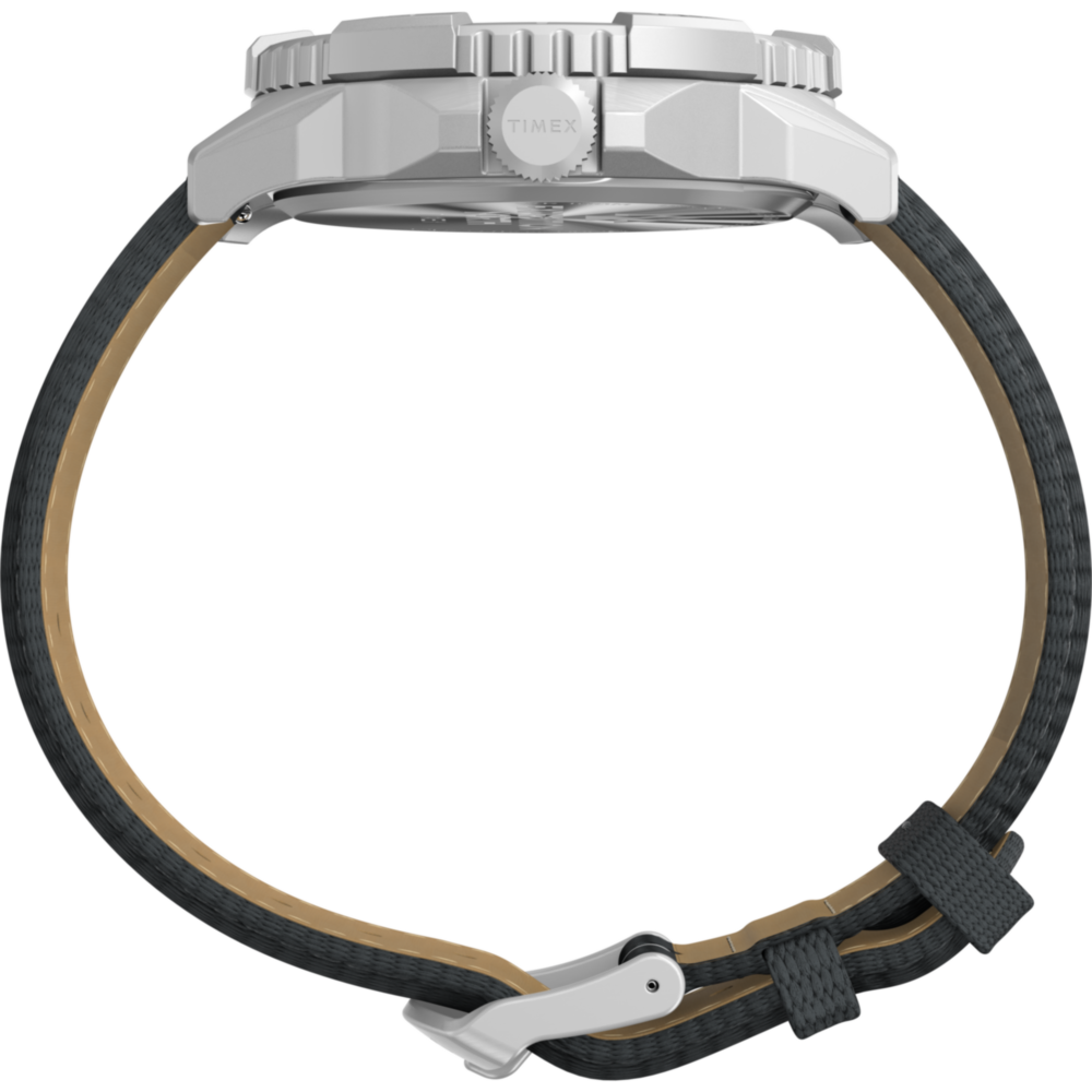 Expedition Ridge 42mm Leather Strap Watch