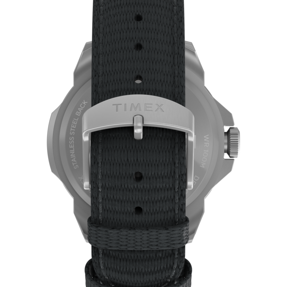 Expedition Ridge 42mm Leather Strap Watch