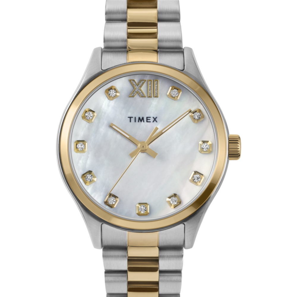 Timex Legacy 34mm Stainless Steel Bracelet Watch