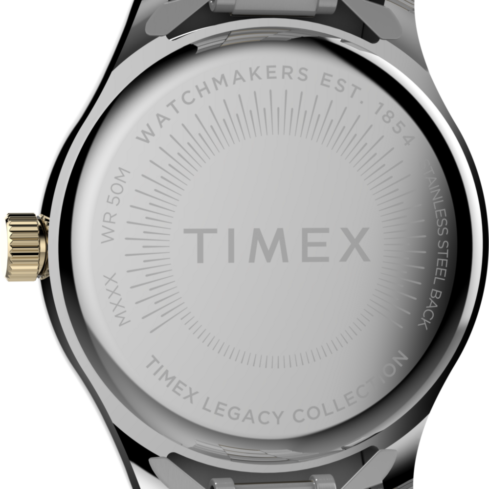 Timex Legacy 34mm Stainless Steel Bracelet Watch
