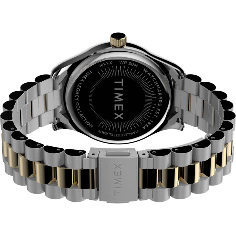Timex Legacy 34mm Stainless Steel Bracelet Watch